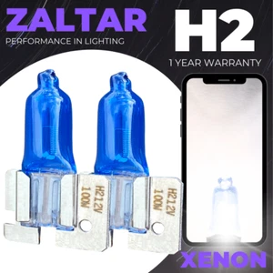 2x H2 479 100w Xenon White Headlight Headlamp Bulbs 12v Super Bright Light Hid - Picture 1 of 12