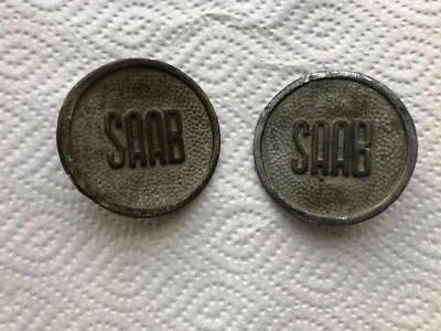 SAAB 96 Montecarlo 850 96 Sport Bullnose 1963 1964 1965 Rear Vent Emblem Set - Imagem 1 de 3