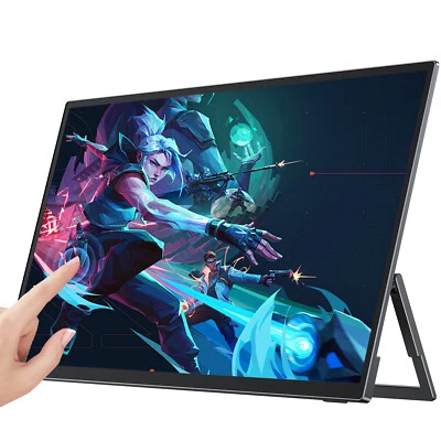 Used 18.5" 120Hz Touchscreen Portable Monitor 1080P For Xbox PS Gaming Switch - Image 1 of 4