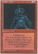 FBB Korean Uthden Troll ~ Near Mint 4th Edition Fourth Foreign Black Border MTG