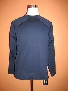 Nuova camicia Under Armour Baseball uomo taglia M/L blu navy dugout micropile ColdGear - Foto 1 di 9