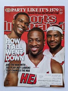 Sports Illustrated Magazine July 2010 LeBron Wade Bosh