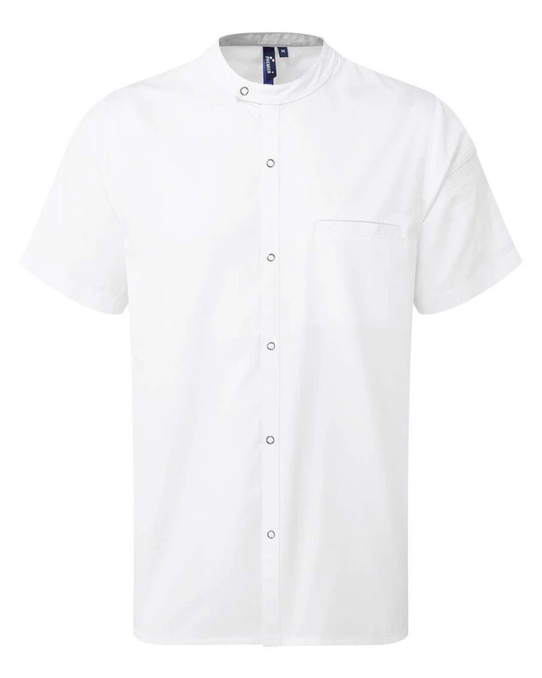 Camisa reciclada de chef manga corta para hombre Artisan Collection by Reprime RP904 Foto 1 de 1