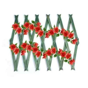 Enrejado de jardín plantas trepadoras valla expansible panel pantalla celosía madera 6 pies - Imagen 1 de 27