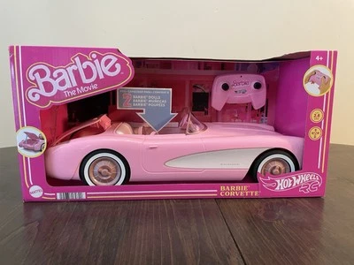 Hot Wheels Barbie Corvette Remote Control Car - Image 1 of 4
