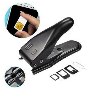 Sim Card Cutter Lightweight with Adapters and Eject Pin for Phone - Bild 1 von 6