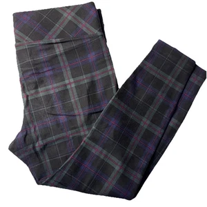 Torrid Pixie Ponte karierte Leggings Größe 0R - 12/14 Punk Goth Urlaub Weihnachten - Bild 1 von 10