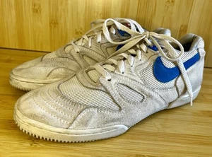 Vintage 1980s Nike All Court Low Suede Shoes Gr. 10 UNC Blue Sneakers RARE - Bild 1 von 12
