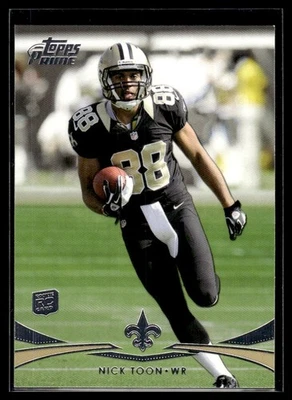 2012 Topps Prime Nick Toon Rookie New Orleans Saints #6 - Image 1 of 2