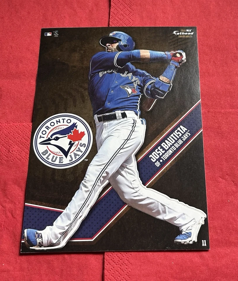 Jose Bautista Toronto Blue Jays Removable/ Reusable Fathead MINI Sticker - Image 1 of 1