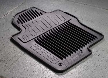 Alfombrillas delanteras para todo tipo de clima segunda fila carbón 13-20 Pathfinder OEM NUEVAS Foto 1 de 3