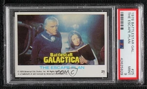 1978 Topps Battlestar Galactica The Escape Plan #25 PSA 9 MINT 0ts2 - Picture 1 of 3