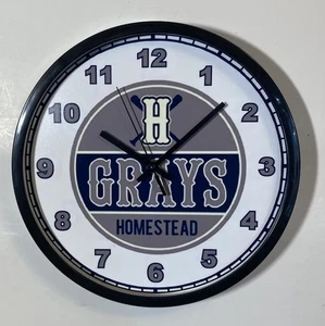 Homestead Grays Logo Negro League Batterie Wanduhr - Bild 1 von 2