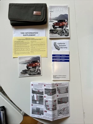 Guia do usuário e estojo para Jeep Wrangler 2011 - Imagem 1 de 4