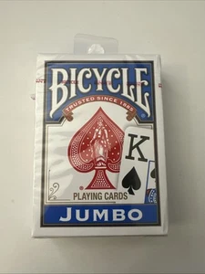 Vintage Bicycle Jumbo Index Playing Cards- 1 Deck Index 88-Sealed-New - Picture 1 of 2