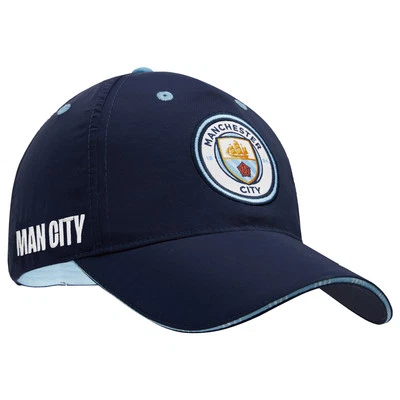 MANCHESTER CITY F.C. Manchester City Boys Baseball Cap Hat Adjustable Strap Accessory