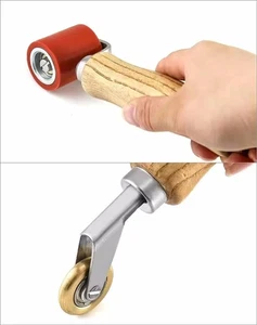 Rodillo de costura de silicona de 40 mm 1 pieza, rodillo de centavo con detalle de latón de 6 mm para PVC/TPO/EPDM T - Imagen 1 de 15