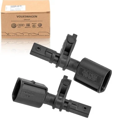 OEM Pair Front ABS Wheel Speed Sensors For Audi A3 Q3 TT VW Golf Touran Tiguan - Image 1 of 4