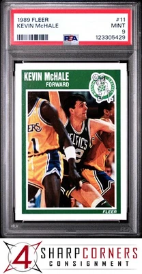 Fleer #11 1989 Kevin McHale Celtics Hof PSA 9 Foto 1 de 2