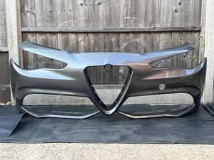 ALFA ROMEO GIULIA QUADRIFOGLIO GENUINE FRONT BUMPER 2016-2025 - Picture 1 of 18
