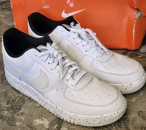Size 15 - Nike Air Force 1 Low Crater Shoes White $200 Msrp - Picture 1 of 10