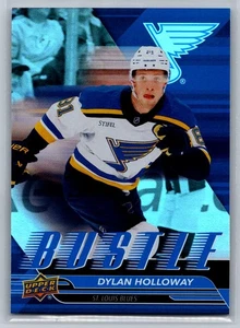 2025-26 Upper Deck Serie 1 #B-6 Dylan Holloway Bustle St. Louis Blues - Imagen 1 de 2