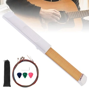 Neu 6 Bund Tasche Gitarre Akkorde Trainer Übungswerkzeuge für Anfänger gute Geschenke - Bild 1 von 12