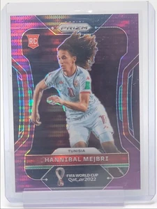 HANNIBAL MEJBRI 2022 PRIZM FIFA WORLD CUP PURPLE PULSAR RC /35 Q5860 - Picture 1 of 2