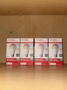 4X Sengled LED Smart Light Bulb (A19) Matter-Enabled Multicolor Works with Alexa - Picture 1 of 1