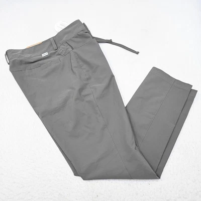 Magellan Fishing Pants Gray Stretch Drawstring Hiking Womens Large x 30" NEW - Image 1 of 4