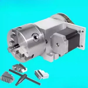 Engraving Machine Fourth Axis A-Axis Rotary Axis CNC Indexing Head Tool - Picture 1 of 9