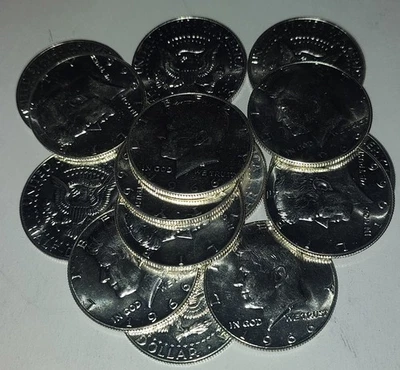 Lote de 15 medios dólares Kennedy 1966 40% plata 1966 Foto 1 de 4