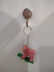 Minecraft Schlüsselanhänger Schwein 3D - Bild 1 von 1