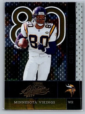 2002 Playoff Absolute Memorabilia Cris Carter Minnesota Vikings #26 - Image 1 of 2