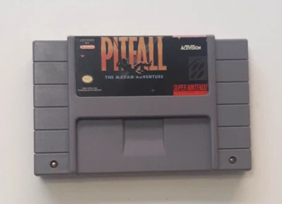Pitfall: The Mayan Adventure (SNES, 1994) Authentic and Tested - Image 1 of 3
