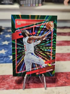 2021-22 Donruss Holo Green Laser #32 Paul George - Picture 1 of 2