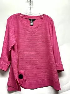 Ali Miles Damen PL rosa Polyestermischung Bluse Top (D7) - Bild 1 von 5