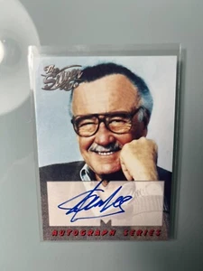 Skybox Marvel 1998 edad de plata automático #a1 Stan Lee raro en tarjeta autógrafo - Imagen 1 de 2