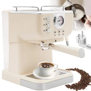 Espressomaschine Mahlwerk 20 Bar Halbautomatische Espressomaschine 1,5L DE - Bild 1 von 17