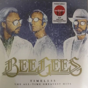 2020 BEEGEES BGs GREATEST HITS TRANSPARENT BLUE CLEAR LP RECORD CANADA MINT NEW - Imagen 1 de 5