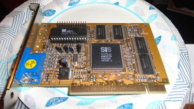 SIS 6326 8MB PCI Video Card GRAPHICS ACCELERATOR C326PS - Image 1 of 4