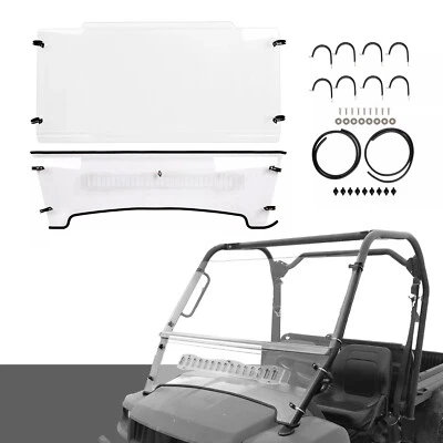For John Deere HPX 4x4 XUV 620i 625i 825i 850D 855D Front Vented Windshield - Image 1 of 4