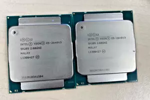 2XIntel Xeon Processor E5-2640V3 8-Core 2.6GHz/20MB SmartCache - Picture 1 of 1