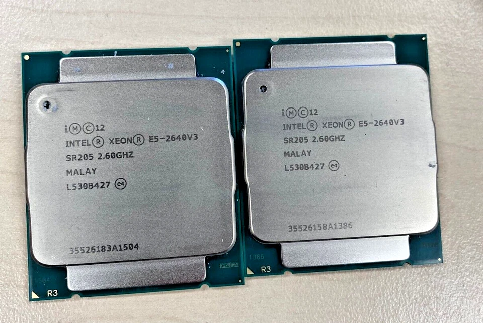 2XIntel Xeon Processor E5-2640V3 8-Core 2.6GHz/20MB SmartCache - Image 1 of 1