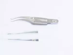 Colibri Corneal Forcep 0.12mm 1x2 Teeth With Tying Platform Overall Length 85 mm - Picture 1 of 6