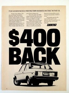 1976 Fiat 131 Print Ad - Picture 1 of 2