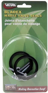 Valterra T1001-9VP Bladex Waste Valve Seals 1-1/2" 2-PK with Hardware - Picture 1 of 1