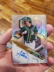 2018 Topps High Tek Prospects Austin Beck Auto Athletics - Picture 1 of 2