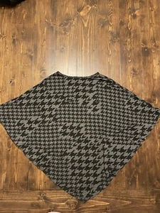 SOMA S/M Live Lounge Wear Lux Soft Divine Terry Poncho Scialle Angolare Piede di Poule - Foto 1 di 5