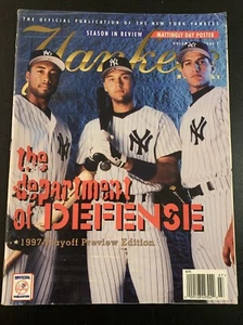 New York Yankees Magazine October 1997 Derek Jeter Bernie Williams Andy Pettitte - Picture 1 of 2